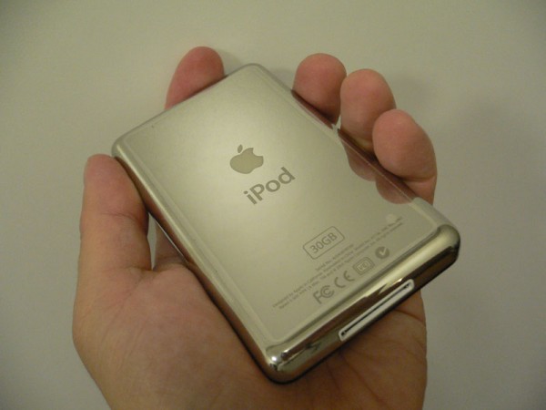 iPod Video 30GB Back View
