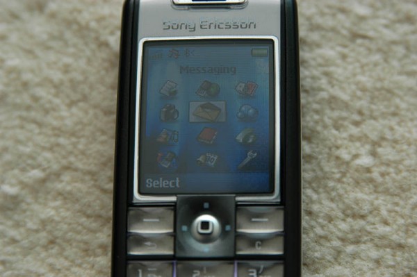 Sony Ericsson T630 screen