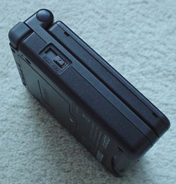 Game Boy Advance SP side