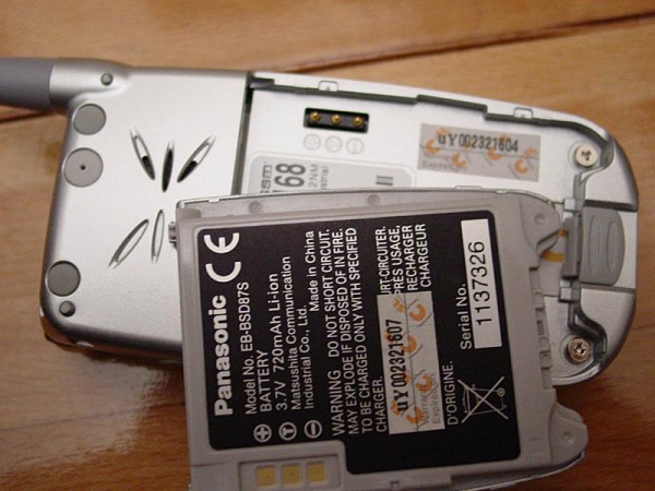 Panasonic GD88 Mobile Phone battery