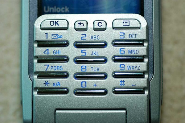 Sony P900 keypad