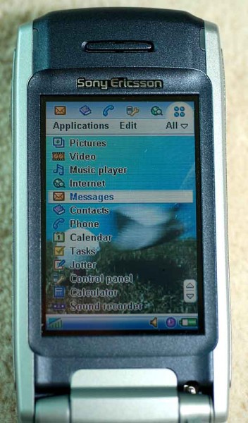 Sony P900 openscreen