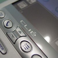 Sony CLIE 760C buttons front